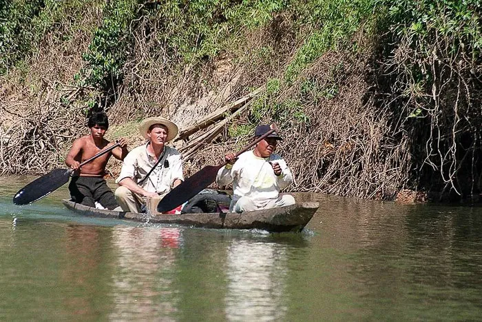 Heading down an Amazon tributary