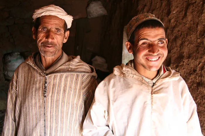 Father and son in the Tessaout Valley