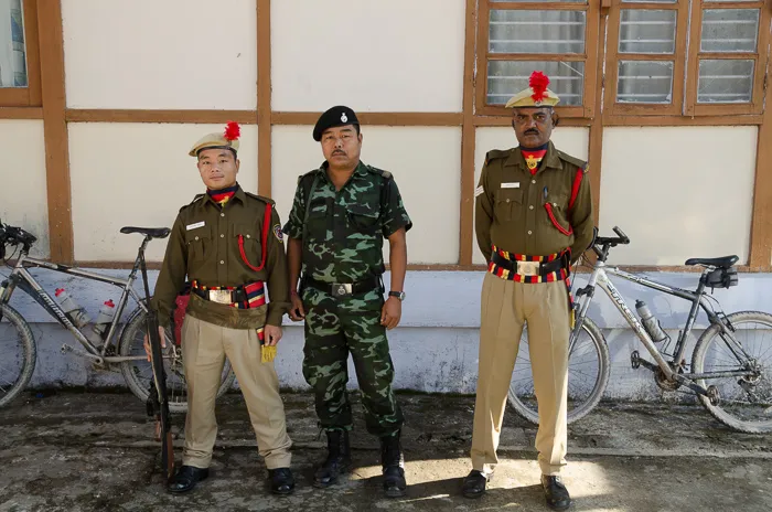 Friendly chaps - with rifles!