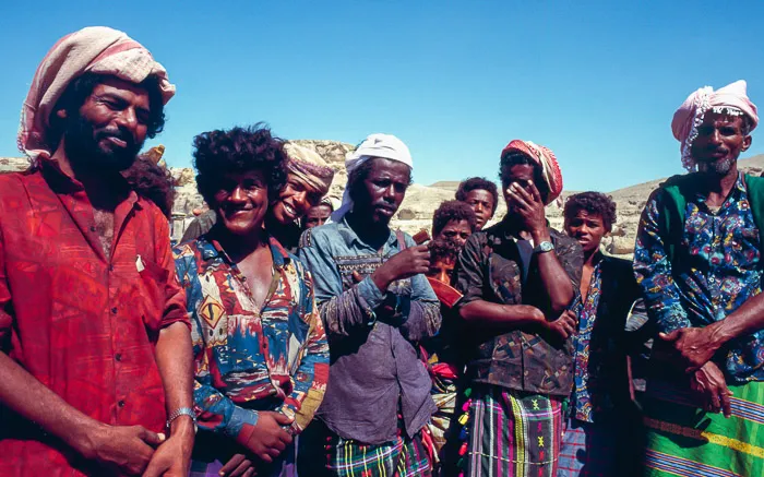 Some colourful locals