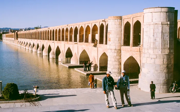 'Si-o-Se Pol' bridge across the Zayandeh River, Isfahan