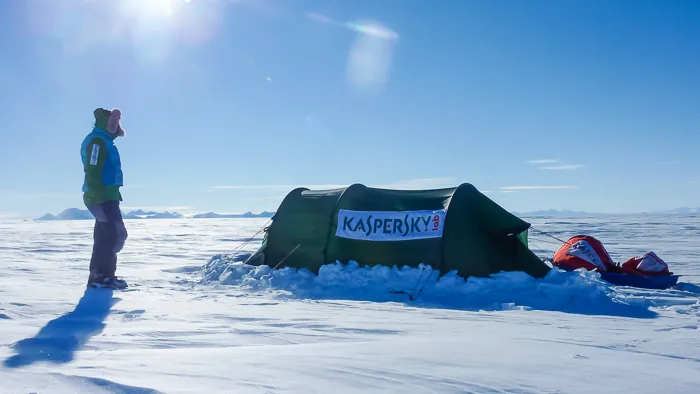 Arrival at the South Pole