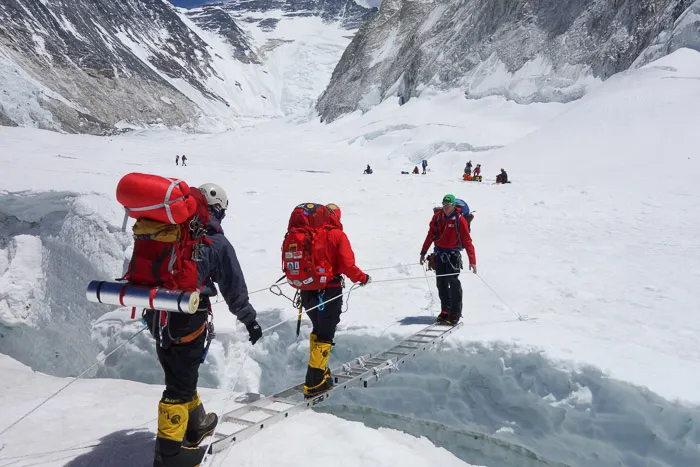 Everest base camp, Taboche and Cholatse, Nepal