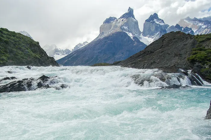 Wild water in Torres del Paine NP
