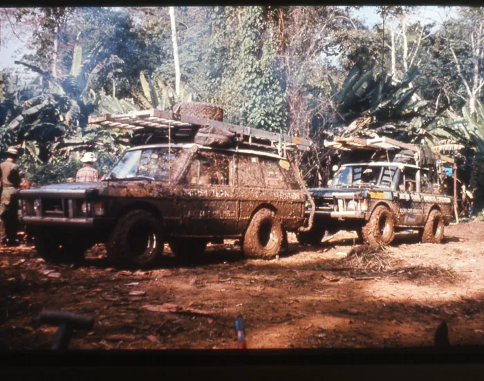 At the Panama Colombia border