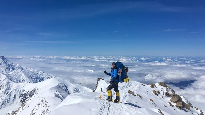 High on Denali, Alaska
