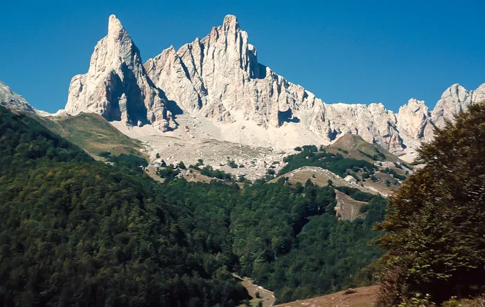 North face of the Vignemale, the 4th highest mountain in the Pyrenees