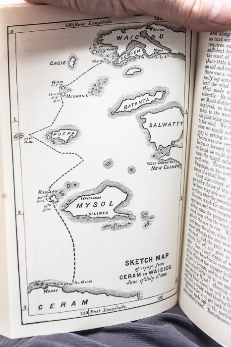 Wallace's route in the Malay archipelago