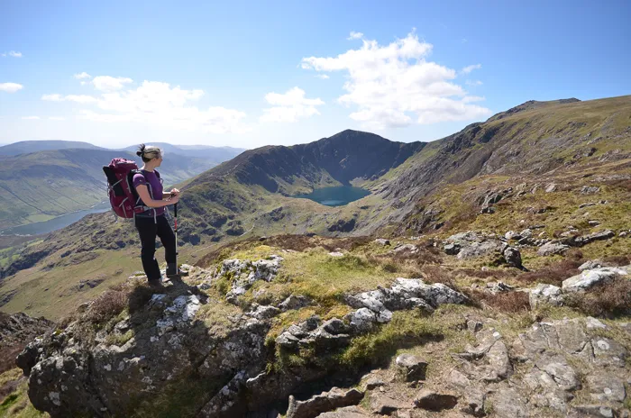 Looking out over Cadair Idris