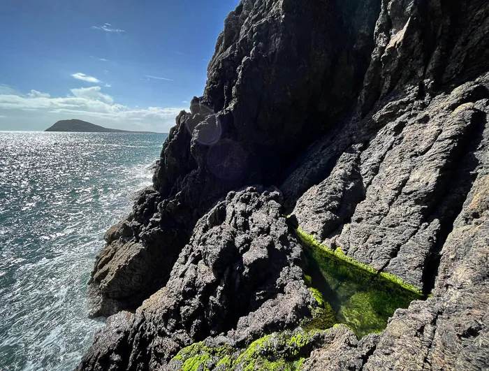 St Mary's Well, overlooking Bardsey Island