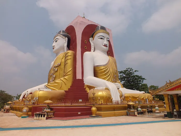 Four Seated Buddha, Kyaikpun Pagoda, Bago