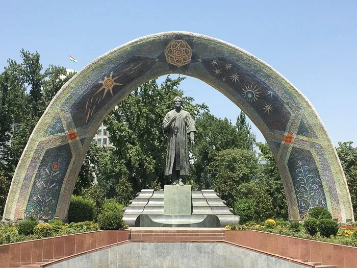 Rudaki monument, Dushanbe, Tajikistan