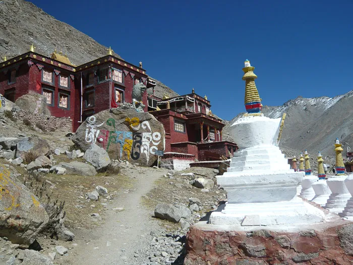 Dirapak Monastery at the Cemetery of Siwatsal, Kailash